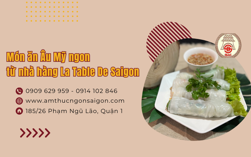 nhà hàng La Table De Saigon