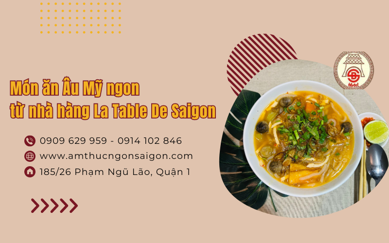 nhà hàng La Table De Saigon